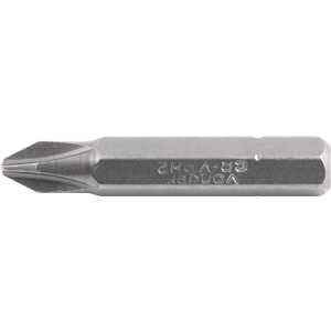 Bits/ponteira phillips com encaixe 1/4", nº 2 x 38 mm, com 5 peças, VONDER