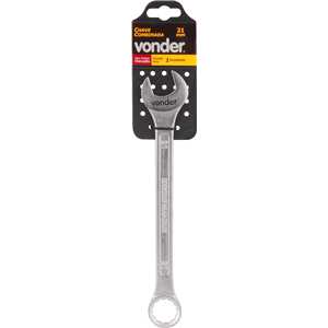 Chave combinada 21 mm, aço cromo vanádio, reta, VONDER
