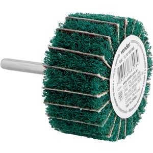 Roda com haste para remoção e acabamento, 60 mm x 30 mm, grão 180, VONDER