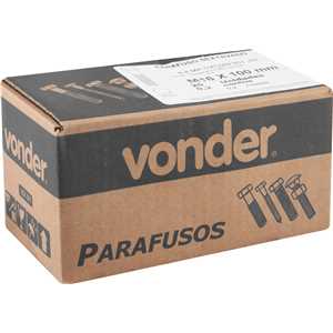 Parafuso sextavado 8.8, 16 mm x 100 mm, MA, rosca parcial, DIN 931, VONDER