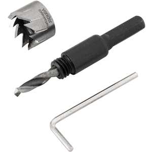Serra copo de aço rápido, 19 mm, para inox, VONDER