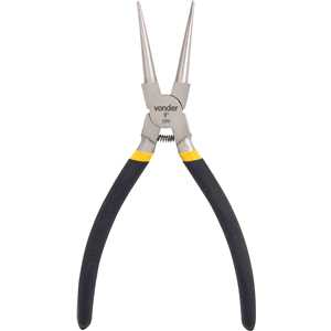 Alicate para anéis interno, bico reto, 9", VONDER