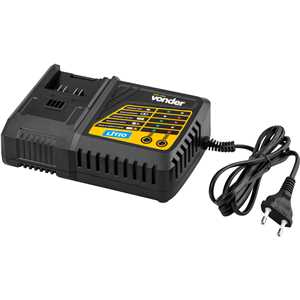 Carregador de bateria 18 V, linha intercambiável, carregamento rápido, ICBV 1806, VONDER