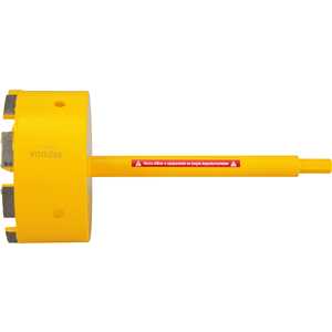 Serra copo diamantada 110 mm, com haste, VONDER