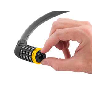 Cadeado para bicicleta, 60 cm, com segredo, VONDER