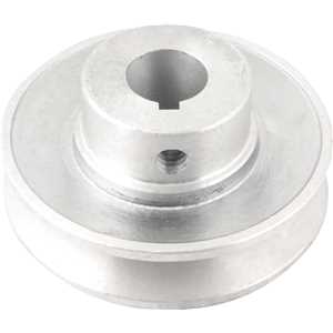 Polia de alumínio 1 canal, perfil A, 80 mm com furo de 3/4" - 19,1 mm, VONDER