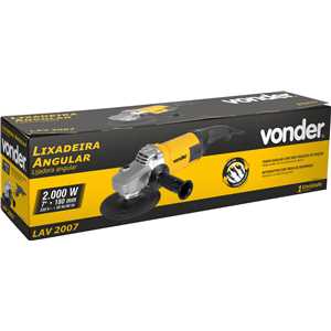 Lixadeira angular 7", 2.000 W, LAV 2007, 220 V~ VONDER