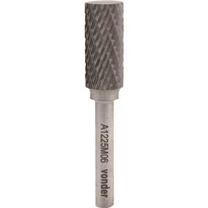Lima rotativa cilíndrica, 10,0 mm x 20,0 mm, com haste 6,0 mm, VONDER