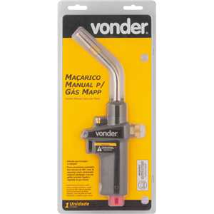 Maçarico para gás MAPP, com ignição automática, VONDER