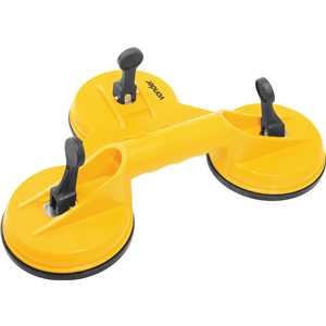 Ventosa tripla, 118 mm, plástica, VONDER