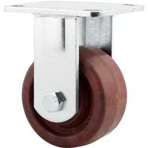 Rodízio fixo industrial 4", de celeron, marrom, VONDER