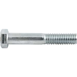 Parafuso sextavado zincado 1/2" x 3", UNC, rosca parcial, VONDER
