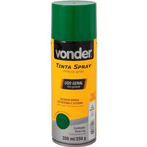 Tinta em spray verde, 350 ml/250 g, VONDER