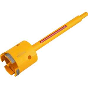 Serra copo diamantada 53 mm, com haste, VONDER