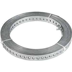 Fita de aço perfurada 17 mm x 0,40 mm x 30 m VONDER