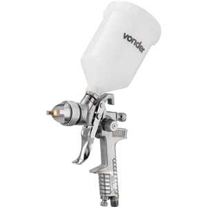 Pistola para pintura, tipo gravidade, com caneca plástica, PGV 600, VONDER