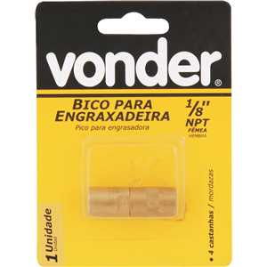 Bico para engraxadeira, com 4 castanhas, VONDER