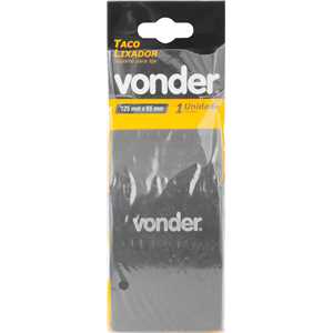 Taco lixador 125 mm x 65 mm, VONDER