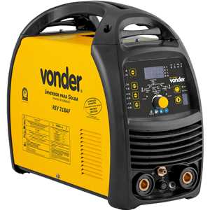 Inversor para solda TIG e eletrodo, 200 A, RIV 218AF, digital, pulsado, 85 V~ - 265 V~, alimentação automática, monofásico, VONDER