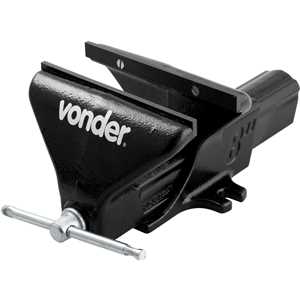 Torno de bancada fixo, n° 8, em ferro fundido nodular, VONDER