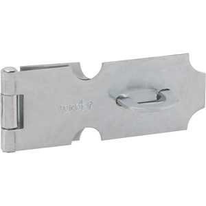 Porta-cadeado zincado 2.1/2" - 63,5 mm, encartelado, VONDER