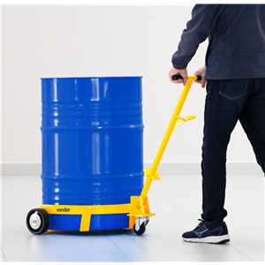 Carrinho para transporte de tambor, capacidade de 500 kgf, VONDER