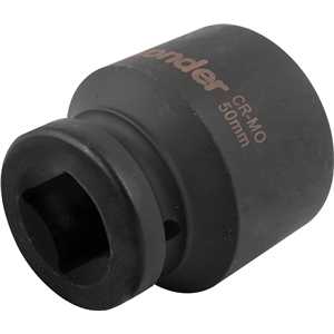 Soquete sextavado de impacto, encaixe de 1" x 50,0 mm, VONDER