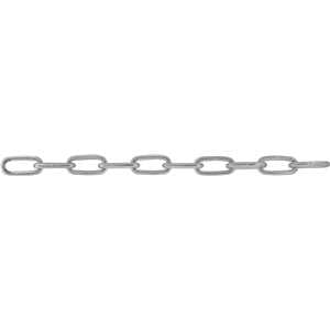 Corrente zincada, com elo longo, 4,5 mm - 3/16", VONDER