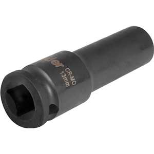 Soquete sextavado longo de impacto, 13 mm, encaixe de 1/2", VONDER