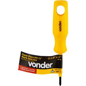 Chave phillips com haste isolada 1/8" x 2" VONDER