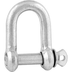 Manilha reta para cabo de aço, 3/8", VONDER