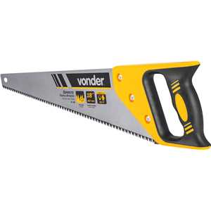 Serrote 18", aço carbono, tripla afiação, cabo plástico emborrachado, SE 180, VONDER
