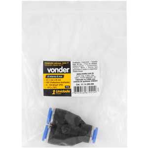 Conexão rápida tipo Y, 6 mm, VONDER