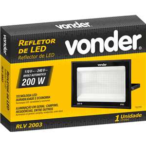 Refletor de LED, 200 W, RLV 2003 VONDER