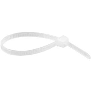Abraçadeira de nylon, branca, 100 mm x 2,5 mm, com 100 peças, VONDER