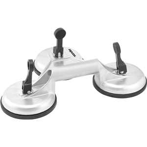 Ventosa tripla, 116 mm, alumínio, VONDER