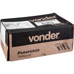 Parafuso sextavado 8.8, 24 mm x 65 mm, MA, rosca total, DIN 933, VONDER