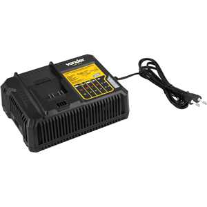 Carregador de bateria 18 V, linha intercambiável, inteligente, ICBV 1849, VONDER
