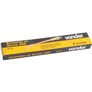 Extensão de solda 200 oxiacetilênico, nº 04, VONDER