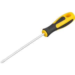 Chave de fenda 1/8" x 4", aço cromo vanádio, cabo emborrachado, VONDER PLUS