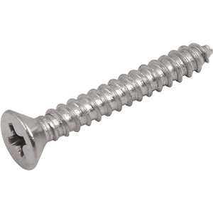 Parafuso autoatarraxante inox, 3,5 mm x 25,0 mm, cabeça chata, phillips, VONDER
