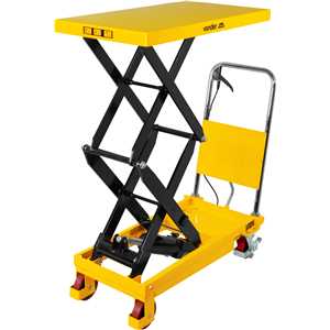 Mesa hidráulica pantográfica, 0,35 tonelada (0,35 tf), duplo estágio, MPP 352, VONDER