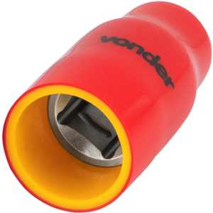 Soquete sextavado isolado, encaixe de 1/2", 12,0 mm, IEC60900, VONDER