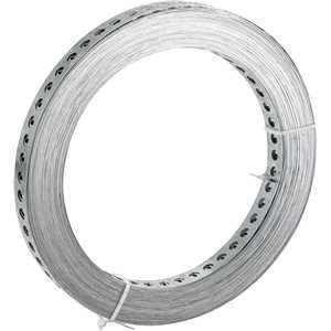 Fita de aço perfurada 17 mm x 0,40 mm x 30 m VONDER