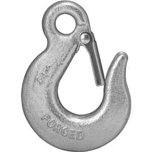 Gancho de aço com olhal, 0,8 tonelada, 1/4", com trava, NOVE54