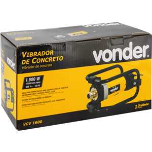 Vibrador de concreto, sem mangote, 1.600 W, VCV 1600 220 V~ VONDER