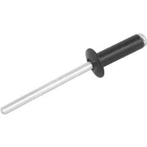 Rebite de repuxo 4,0 mm x 16,0 mm, preto, pacote com 50 peças NOVE54