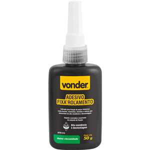 Adesivo anaeróbico fixa rolamento, AFRV 015, 50 g, verde VONDER