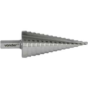 Broca de aço rápido, escalonada, 4 mm a 32 mm, VONDER