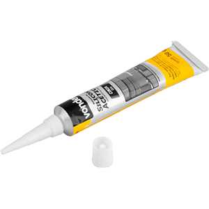 Borracha de silicone acético, cinza, 50 g, VONDER